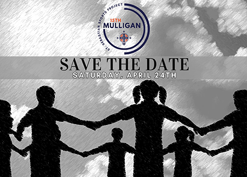 2027 Mulligan postcard (6 x 4.25 in) (6 x 4.25 in) - Mulligan 20 Save the Date flyer for Mulligan